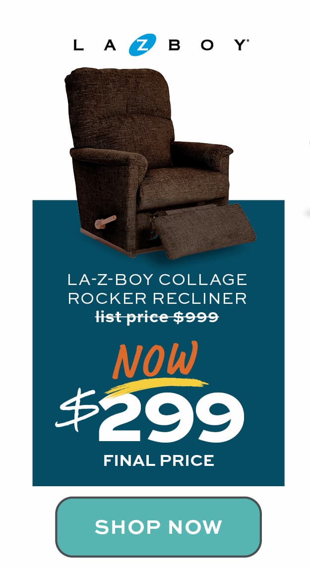 La-Z-Boy Collage Rocker Recliner now $299