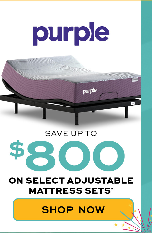Purple: Save up to $800 on select adjustable mattress sets