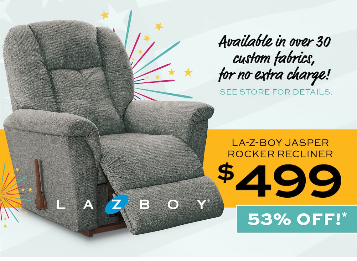 La-Z-Boy Jasper Rocker Recliner $499!