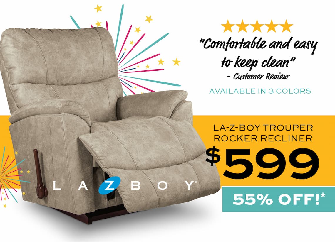 La-Z-Boy Trouper Rocker Recliner $599