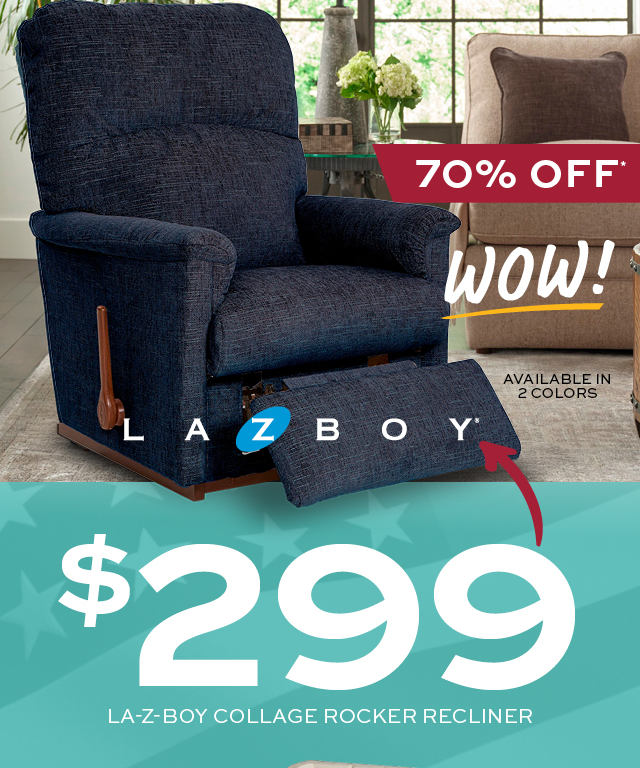La-Z-Boy Collage Rocker Recliner $299