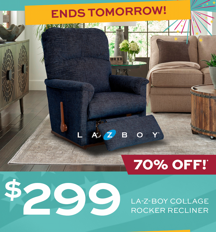 La-Z-Boy Collage Rocker Recliner $299!
