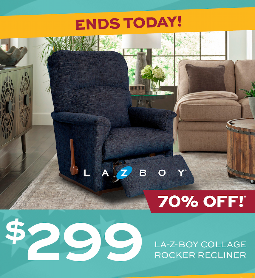 La-Z-Boy Collage Rocker Recliner $299!