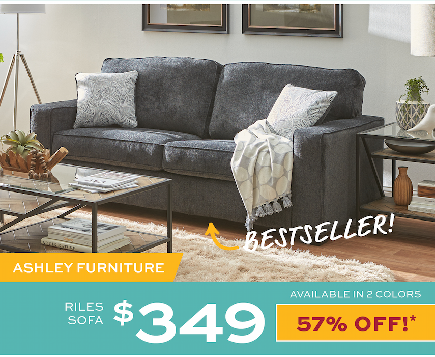 Ashley Furniture Riles Sofa only $349