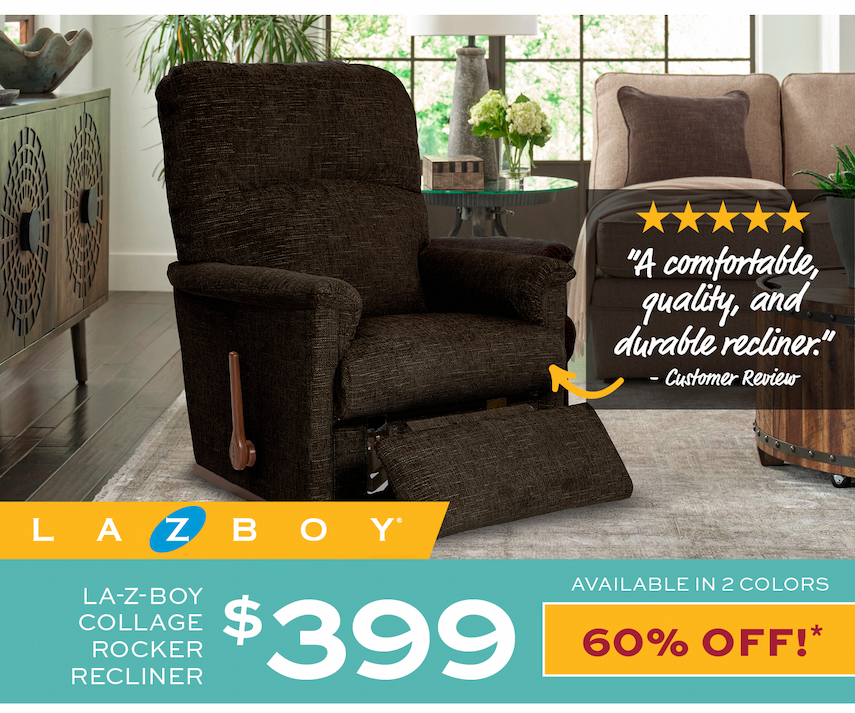 La-Z-Boy Collage Rocker Recliner only $399!