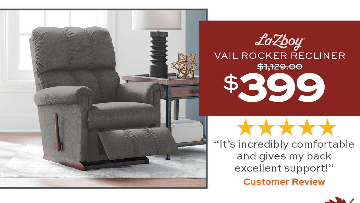 La-Z-Boy Vail Rocker Recliner $399