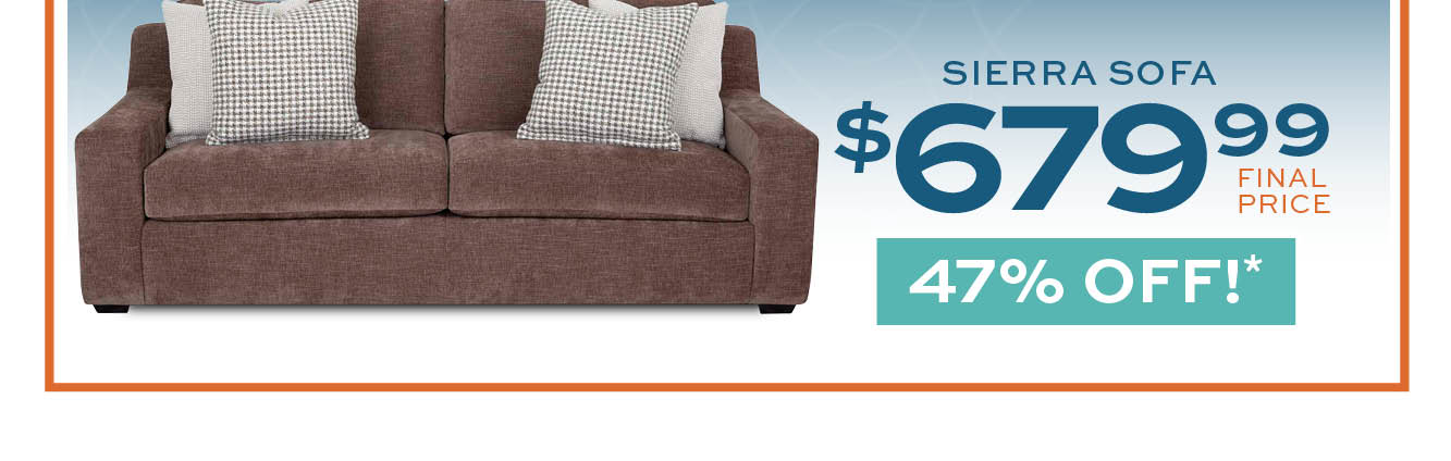 Sierra sofa $679.99