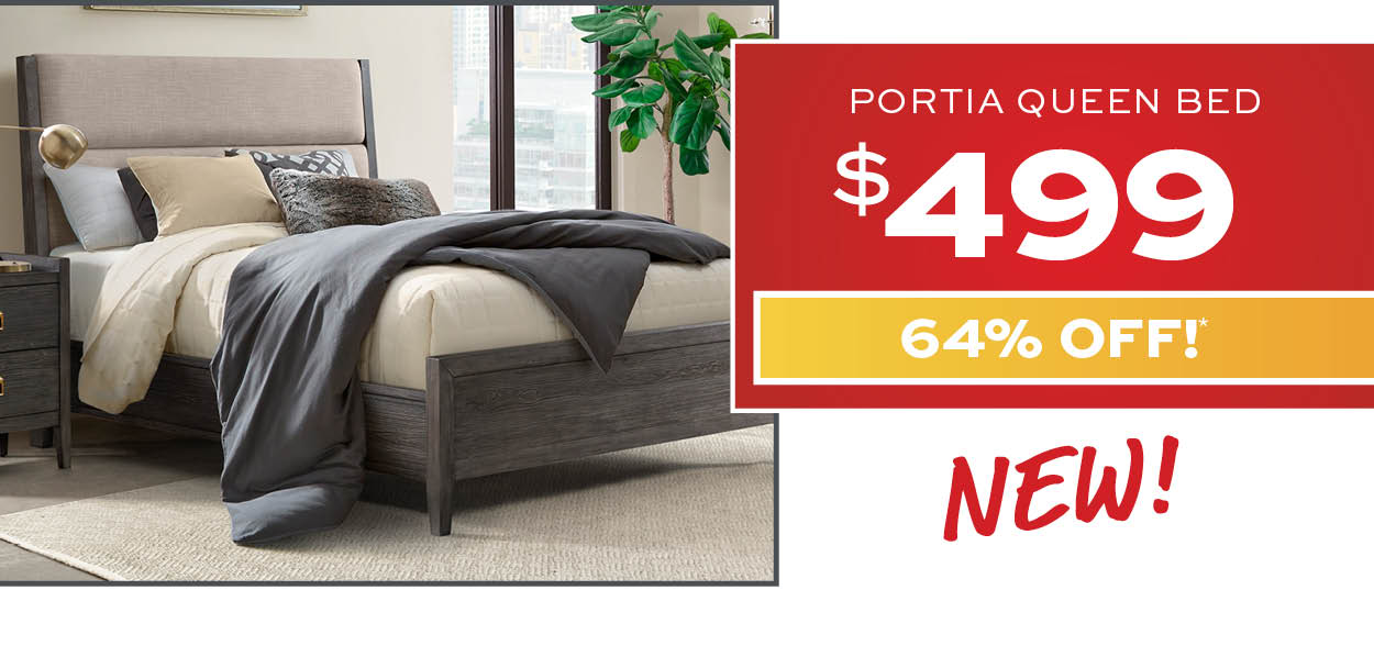 Portia Queen Bed $499