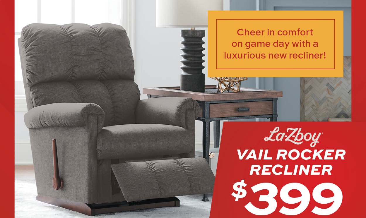 Vail rocker recliner $399