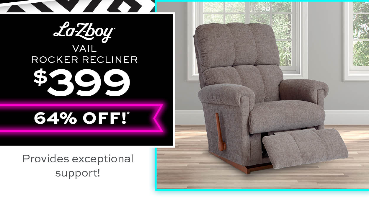La-Z-Boy Vail Rocker Recliner $399