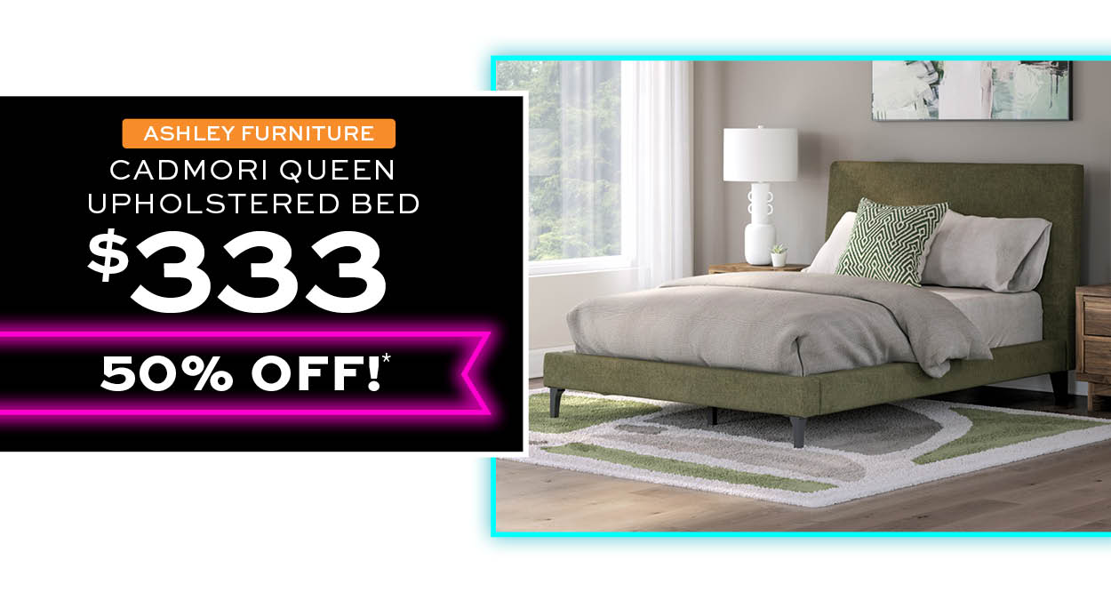 Ashley Cadmori Queen Upholstered Bed $333