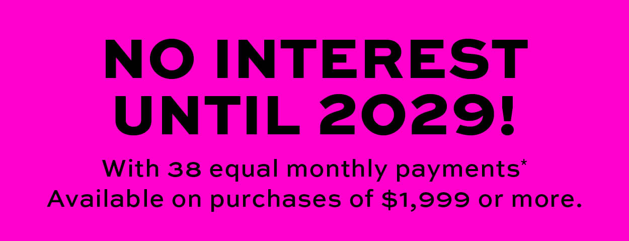No interest until 2029* learn more