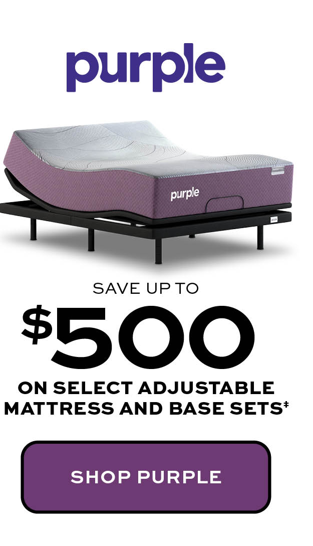 Save up to $500 on select adjustable mattress and base sets* learn more