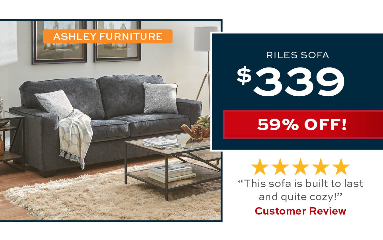 Ashley Furniture Riles Sofa $339
