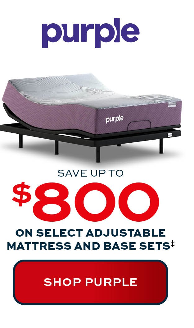 Save up to $800 on select adjustable mattress and base sets* learn more