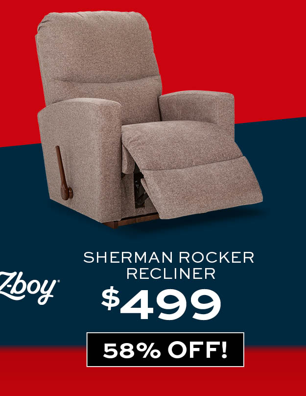 La-Z-Boy Sherman Rocker Recliner $499