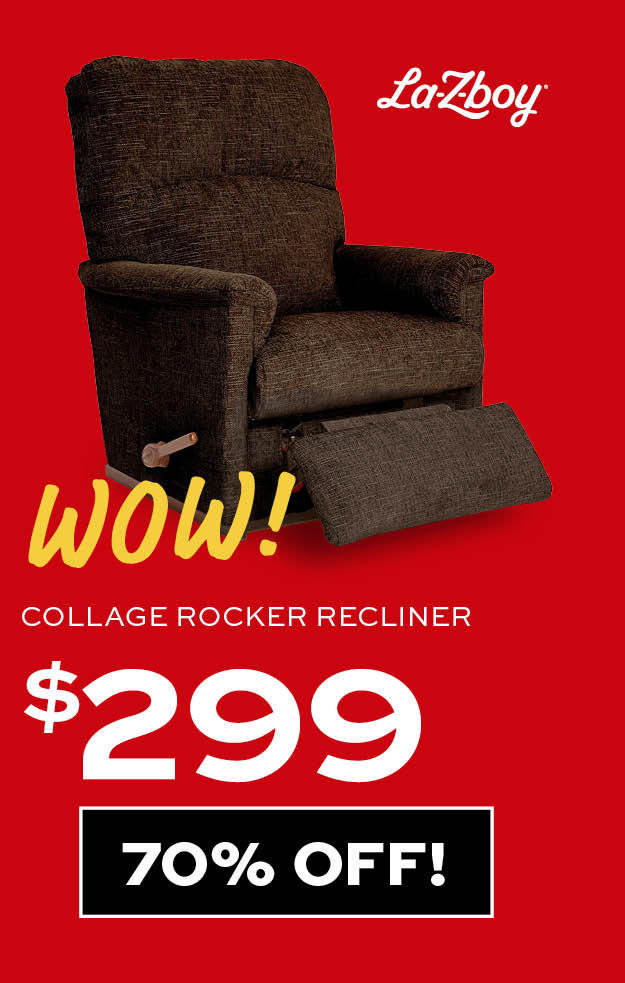 La-Z-Boy Collage Rocker Recliner $299