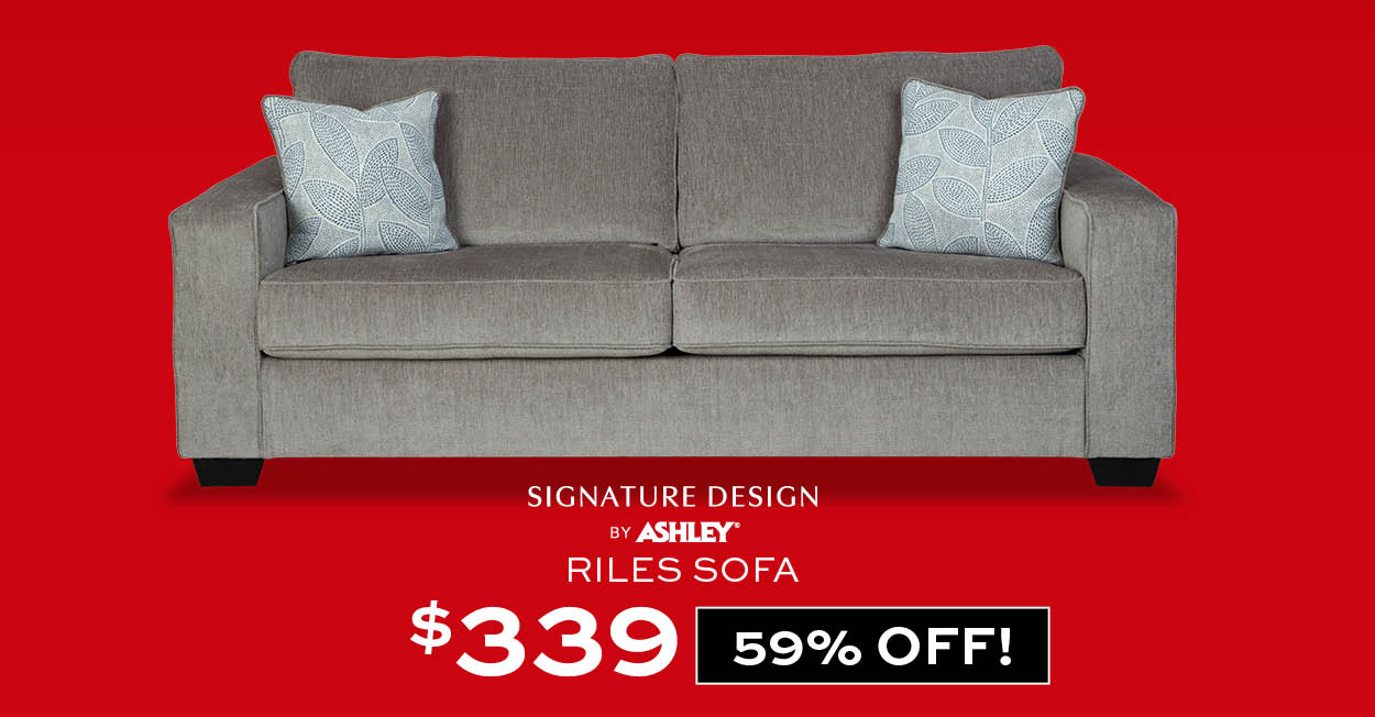 Ashley Riles Sofa $339