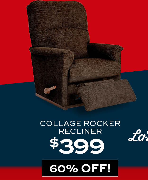 La-Z-Boy Collage Rocker Recliner $399