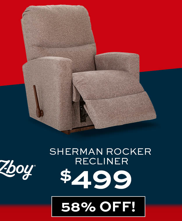 La-Z-Boy Sherman Rocker Recliner $499