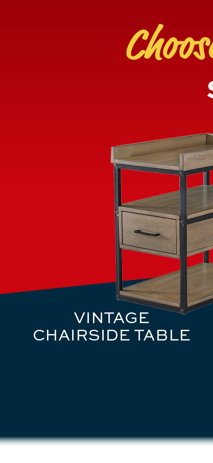 Vintage Chairside Table $129