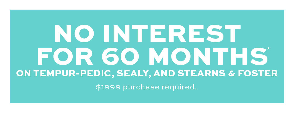 No interest for 60 months** learn more