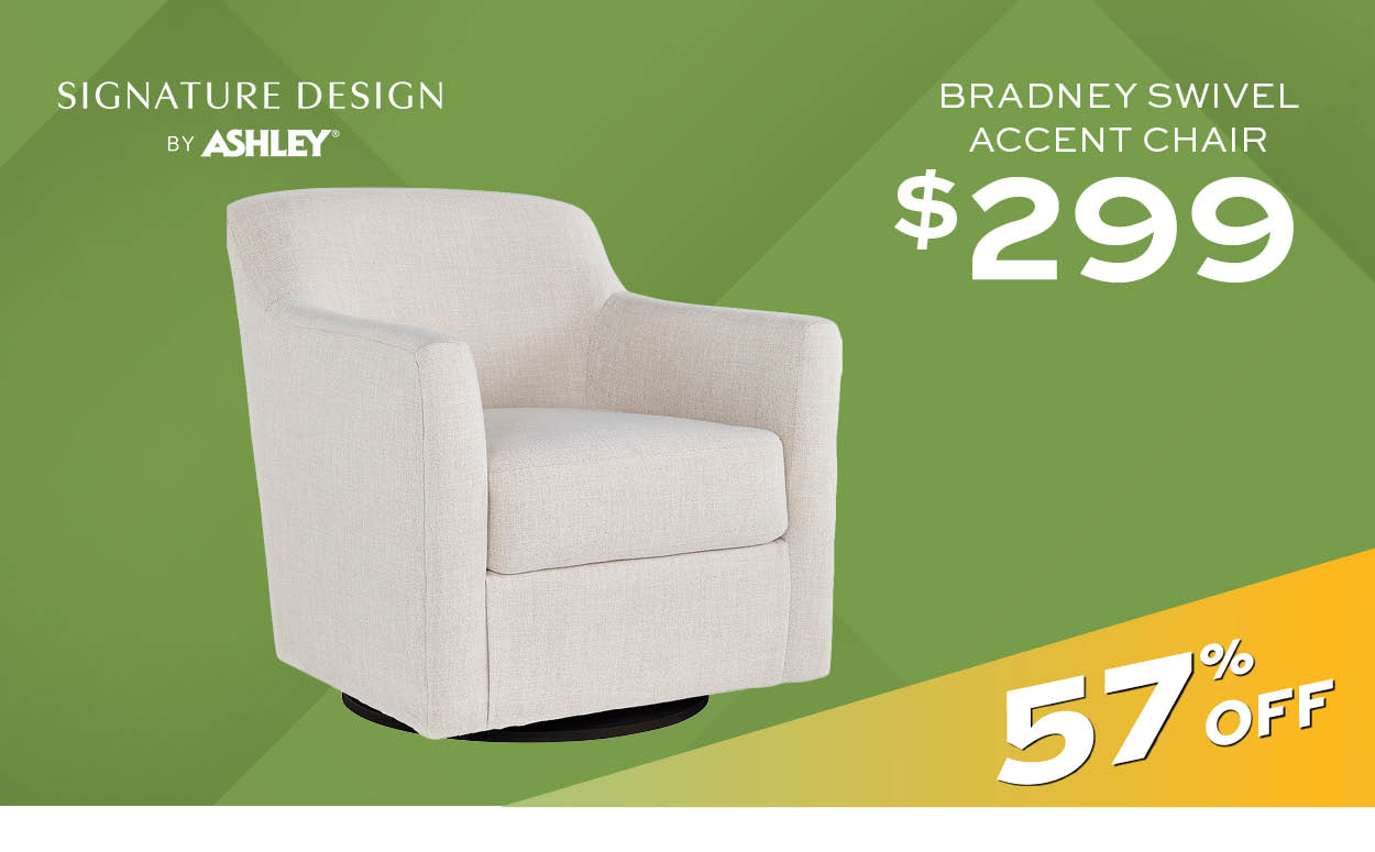 Ashley Bradney Swivel Accent Chair $299