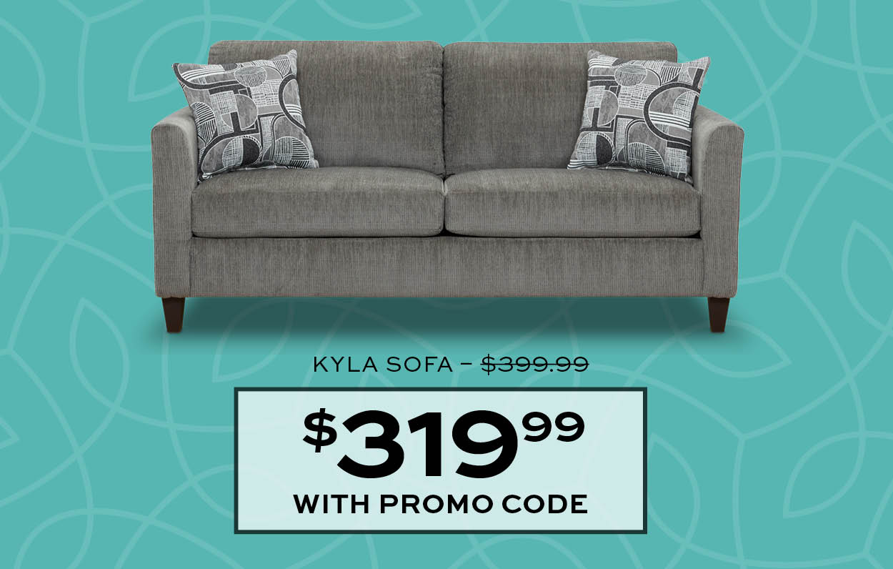 Kyla Sofa $319.99 with promo code