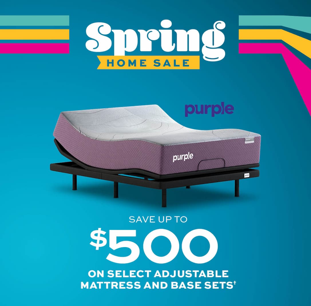 Save up to $500 on select adjustable mattress and base sets* learn more