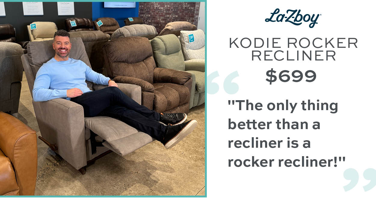 La-Z-Boy Kodie Rocker Recliner $699