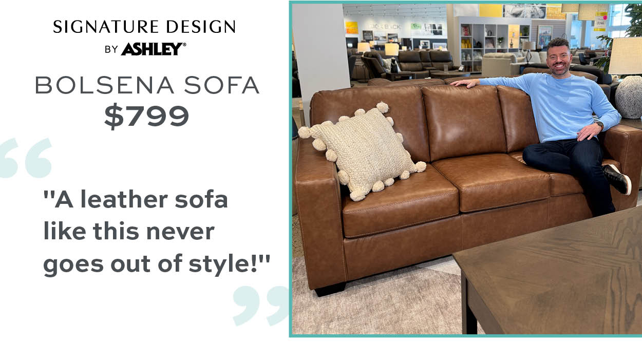 Ashley Bolsena Sofa $799