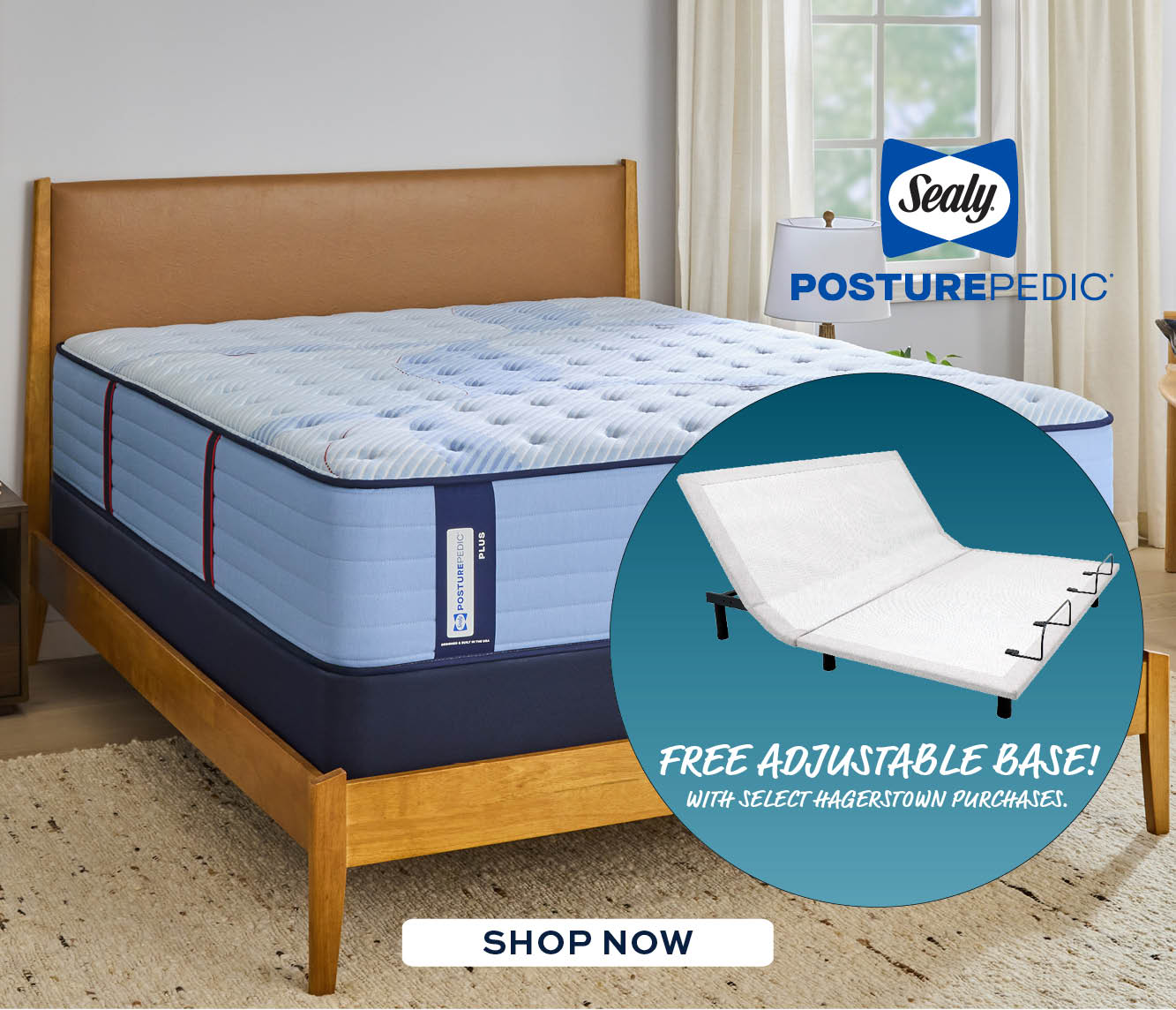 Free adjustable base with select hagerstown purchase 