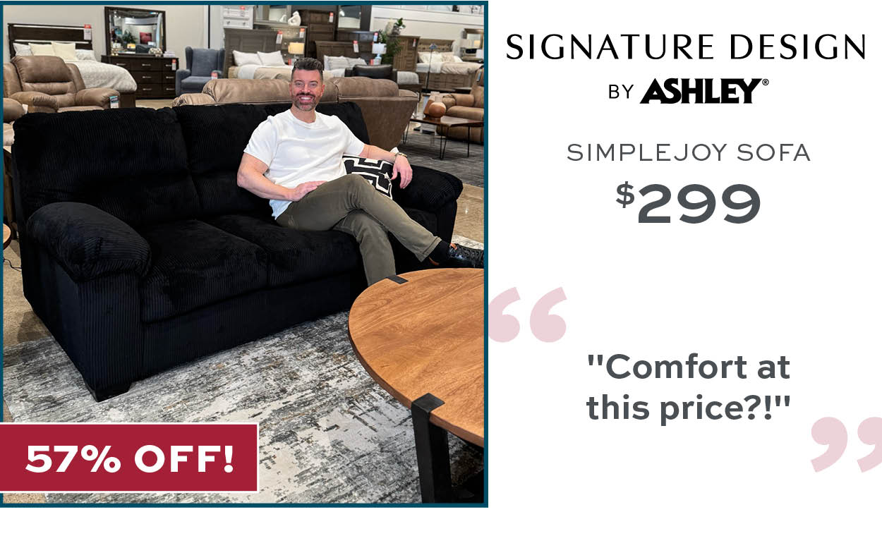 Ashley SimpleJoy Sofa $299