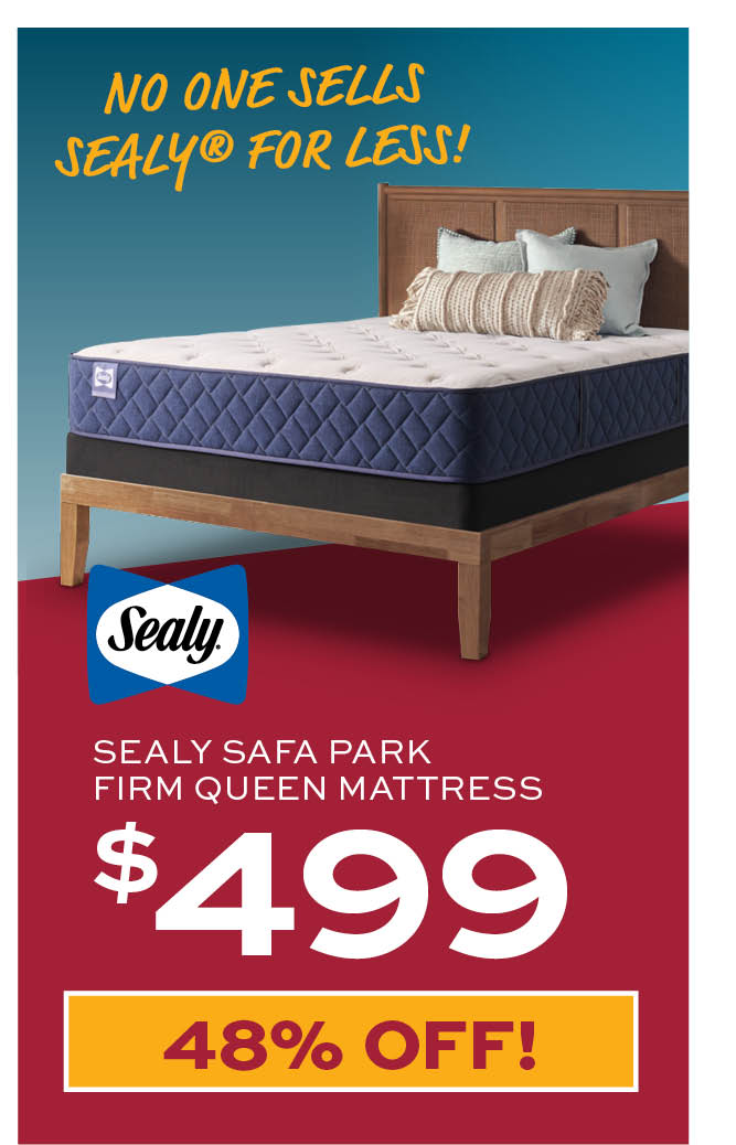 Sealy Safa Park Firm Queen Mattress $499