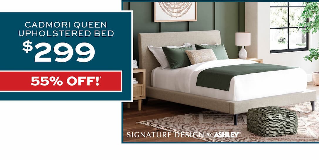 Cadmori Queen Upholstered Bed $299