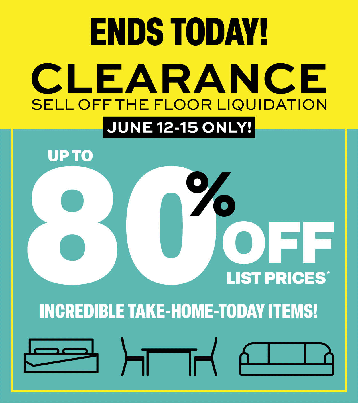 Ends today! Up to 80% off list prices* learn more