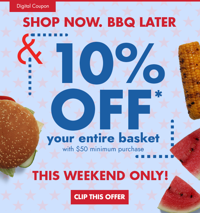 Digital Coupon 10% OFF