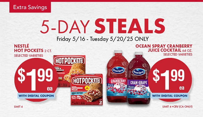 5-Day Steals panel