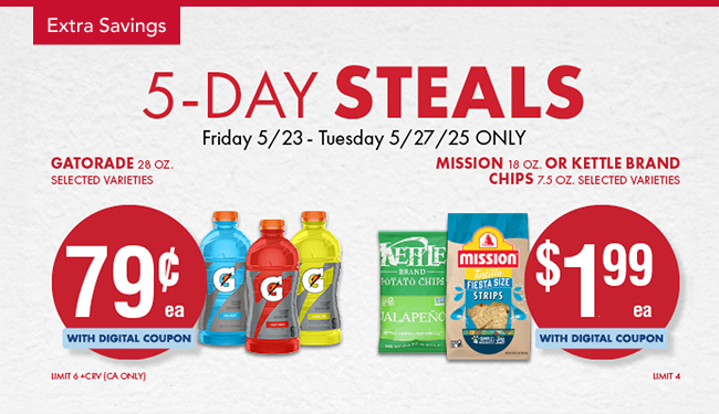 5-Day Steals panel