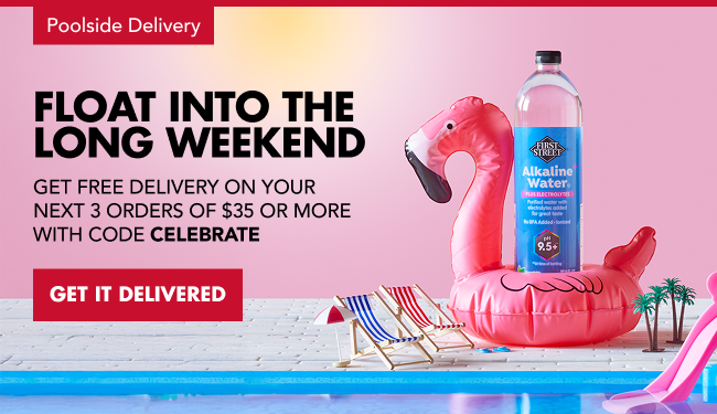 FS Alkaline water/floatie free delivery 