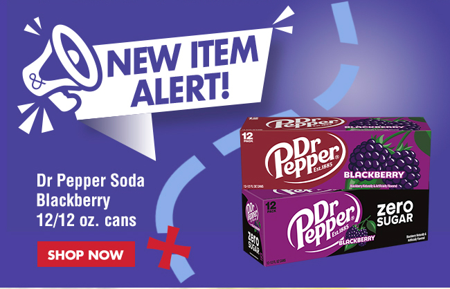 New Item Alert - Coke Dr Pepper Blackberry (CPG)