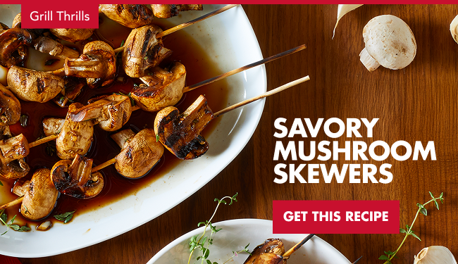  Mushrooms Skewers recipe