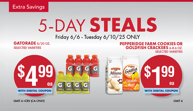 5-Day Steals panel