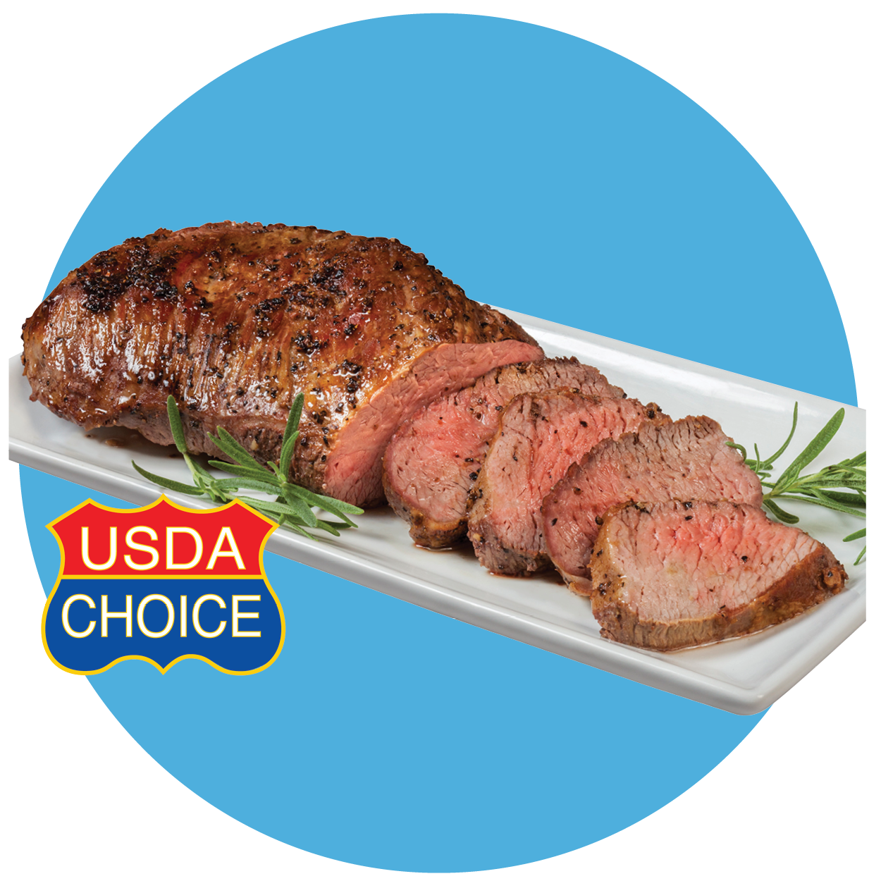 USDA CHOICE TRIMMED BEEF LOIN TRI-TIP ROAST