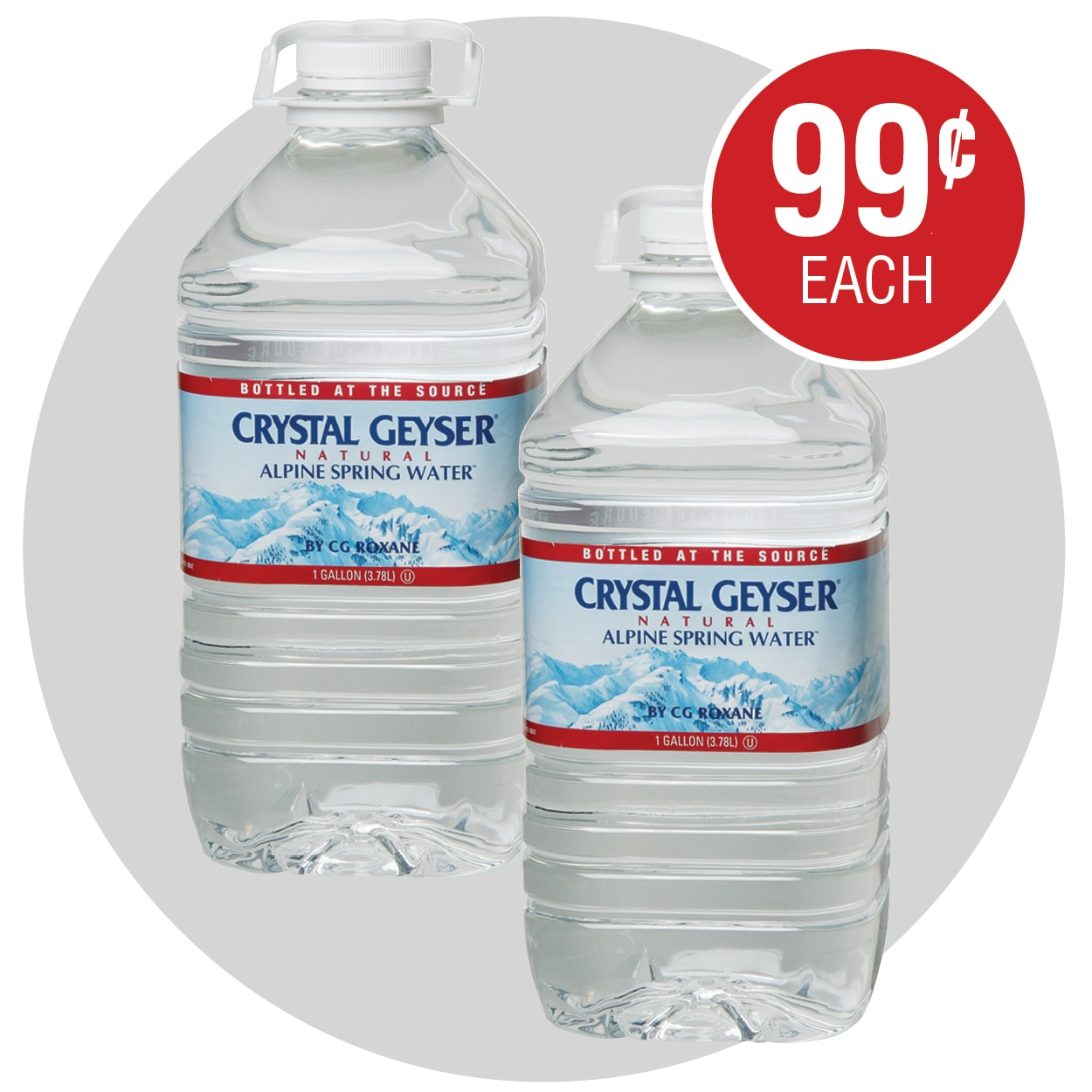 CRYSTAL GEYSER ALPINE SPRING WATER
