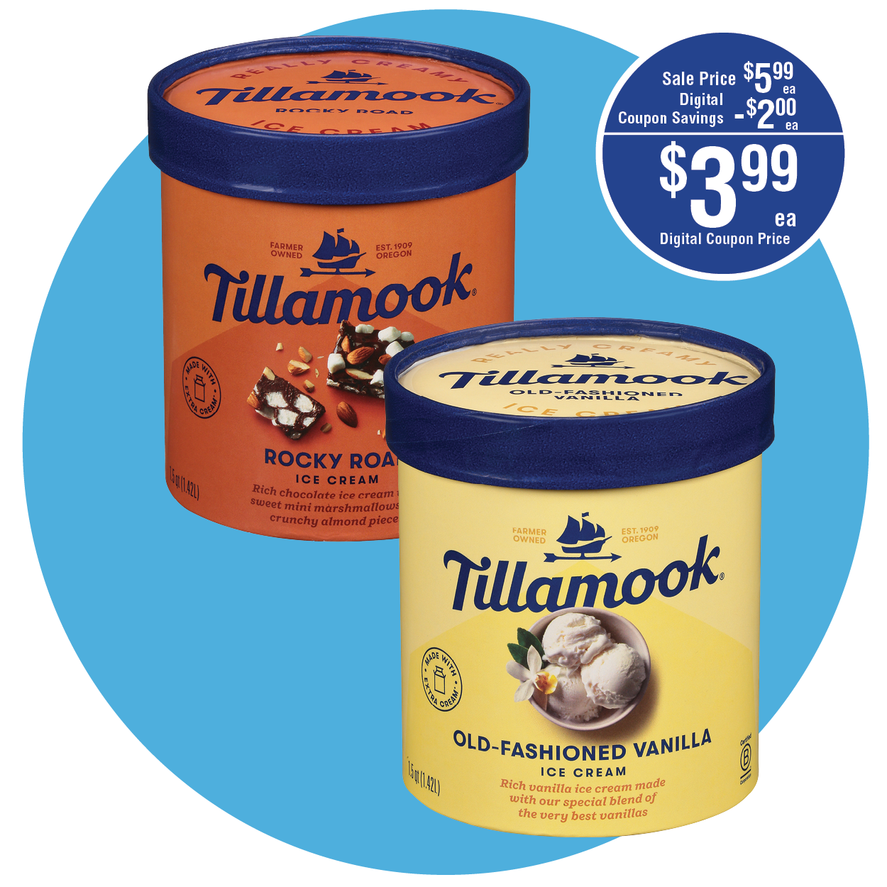 TILLAMOOK ICE CREAM