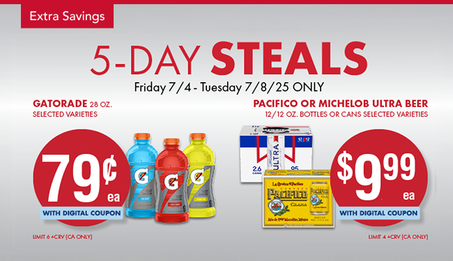5-Day Steals panel