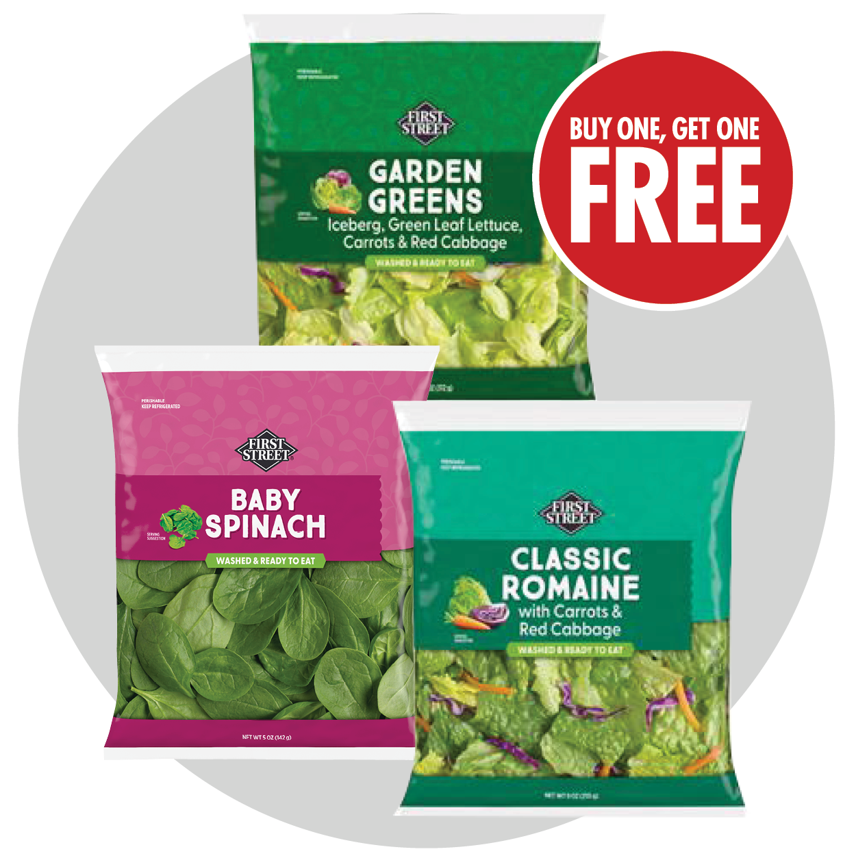FIRST STREET SALAD BLENDS