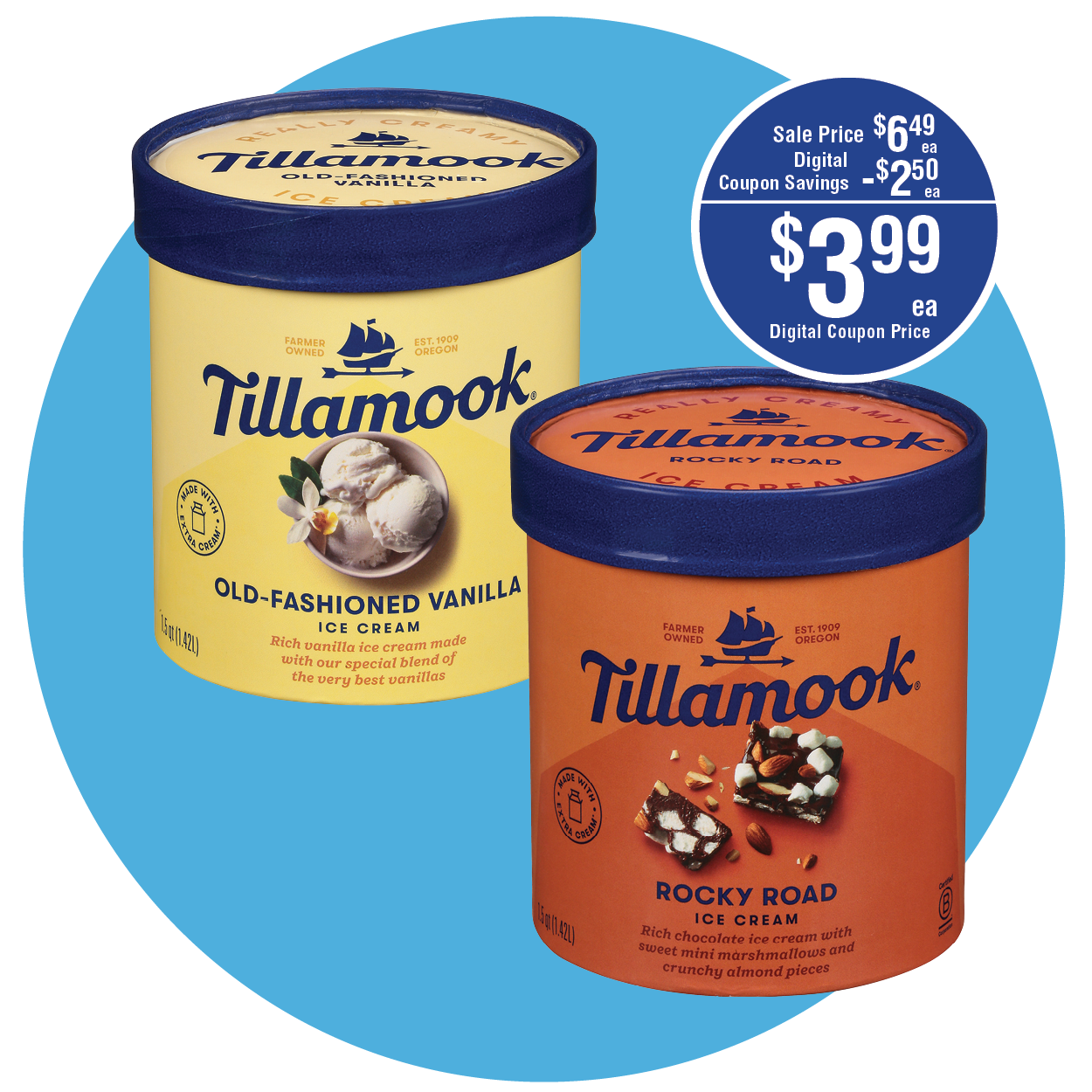 TILLAMOOK ICE CREAM