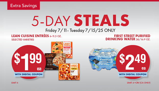 5-Day Steals panel